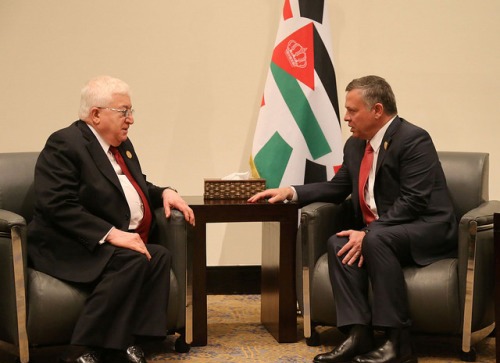 رئيس الجمهورية يتلقى رسالة تعزية من ملك الأردن