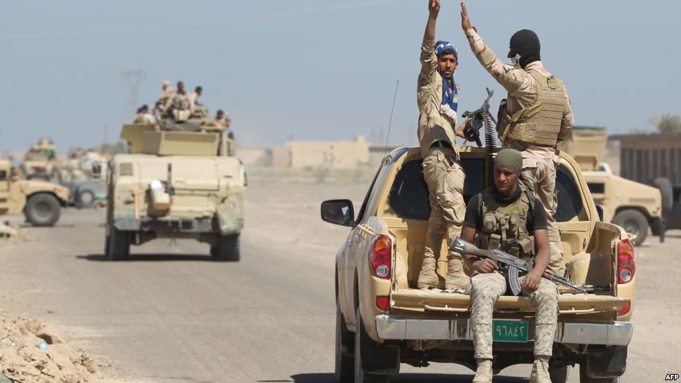 صد هجوم لداعش على معسكر غربي الانبار