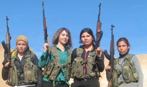 الوحدات الكردية تسقط طائرة استطلاع لـداعش في كوباني