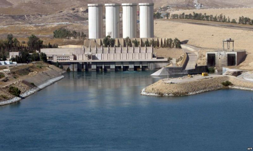 انخفاض حاد في مناسيب مياه سد الموصل