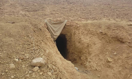 تدمير مضافات لداعش في صحراء الأنبار