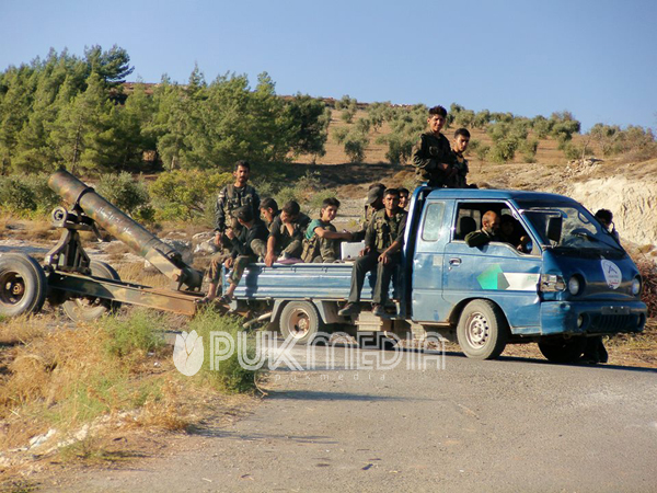 الوحدات الكوردية تشن هجوما على الارهابيين بتل تمر 