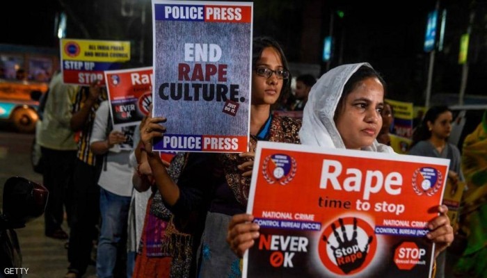 بيانات حكومية: حالة اغتصاب كل 15 دقيقة في الهند