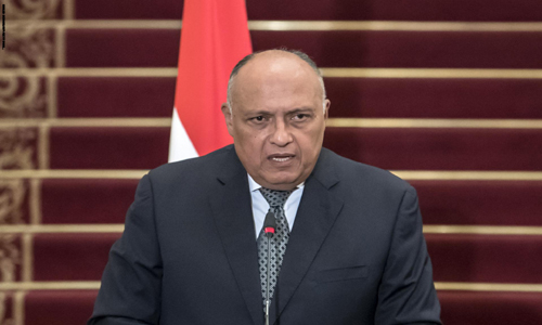 وزير الخارجية المصري يصل بغداد