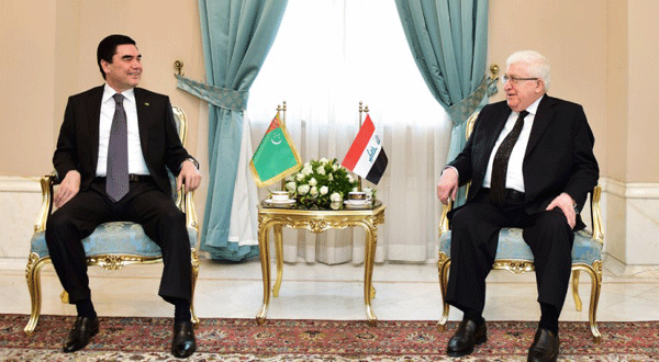 رئيس الجمهورية يؤكد على أهمية تطوير العلاقات مع تركمانستان