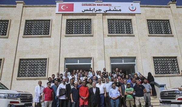 الوالي التركي يغلق مستشفى جرابلس في سوريا