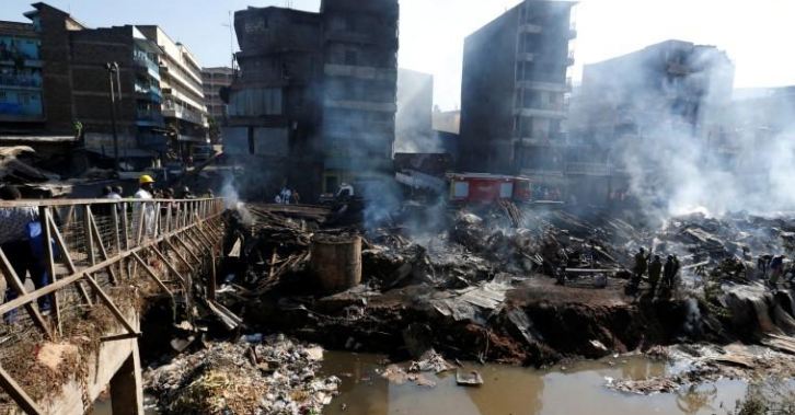 مقتل وإصابة 85 بحريق في نيروبي