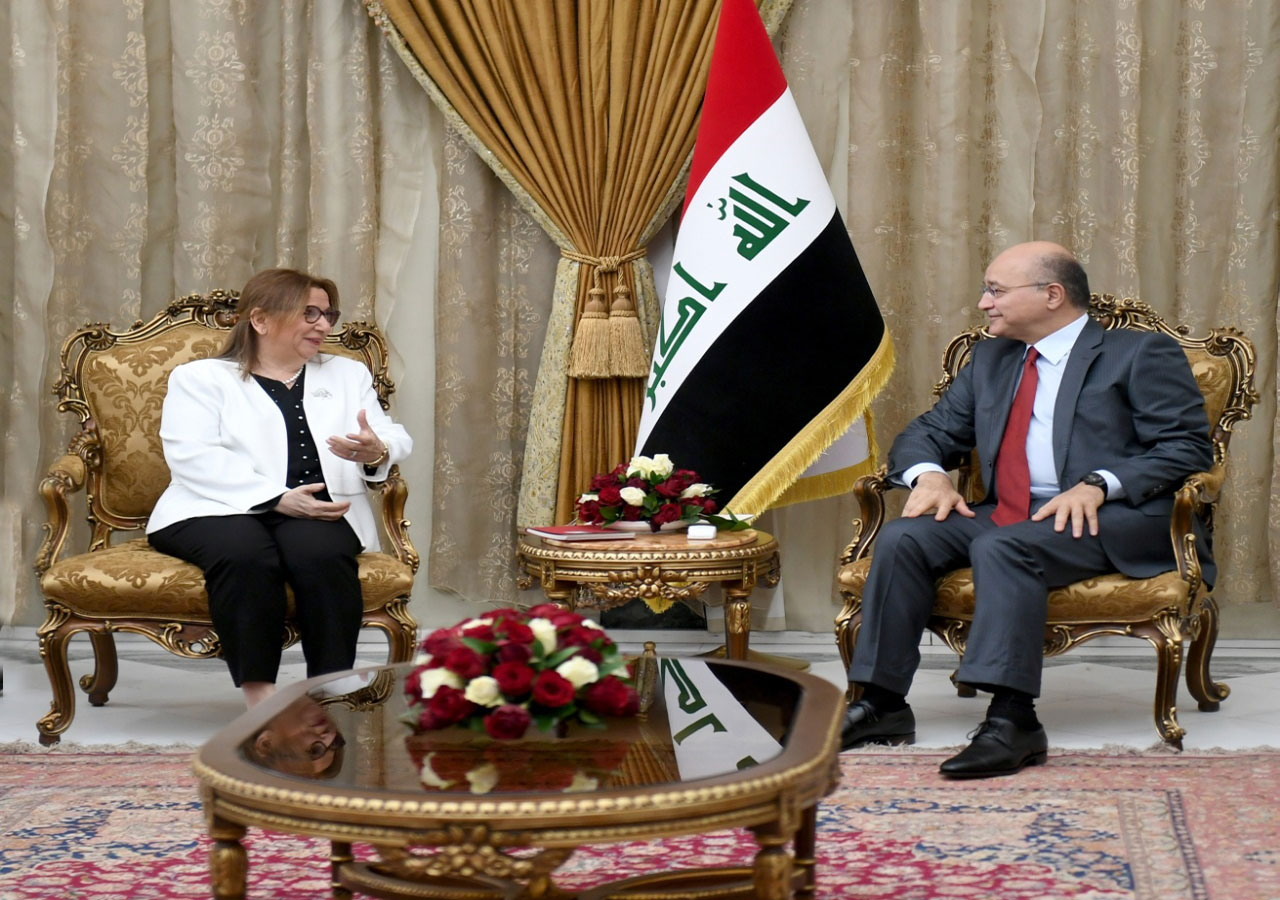 رئيس الجمهورية يؤكد اهمية توسيع التعاون العراق وتركيا