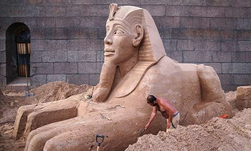اكتشاف تمثال جديد لأبو الهول في مصر
