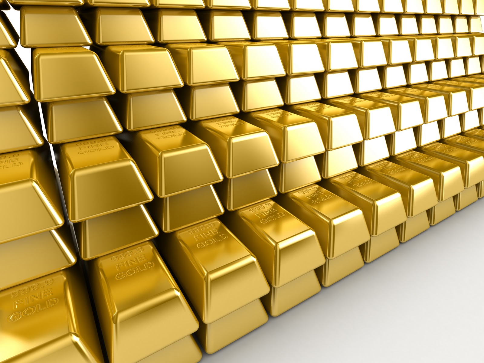 توقعات بهبوط الذهب إلى 1000 دولار للأوقية بنهاية 2014