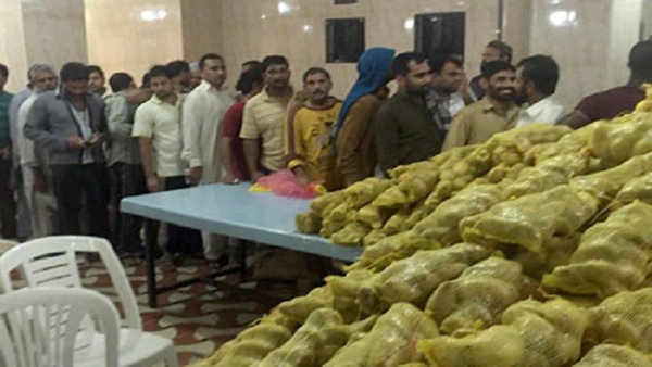 الهند ترسل الغذاء لآلاف الجوعى في السعودية