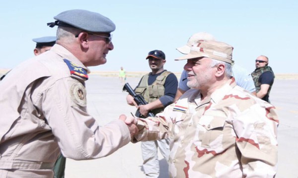 العبادي يصل الموصل لتفقد العمليات العسكرية