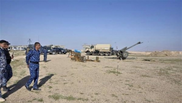  مدفعية الإتحادية تدك أوكار داعش في الموصل