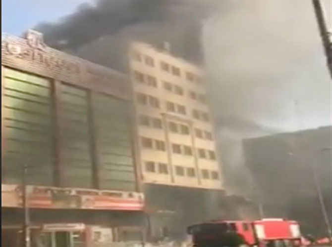 فيديو.. مصرع شخص بحريق في اربيل