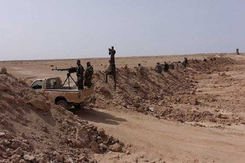 القوات الامنية تقوم بتأمين حدود العراق مع سوريا