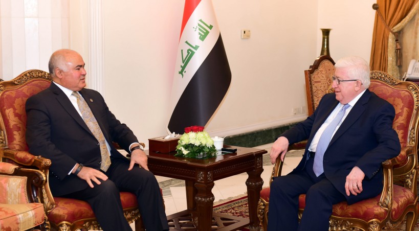 الرئيس معصوم يؤكد تعضيد علاقات العراق مع سويسرا