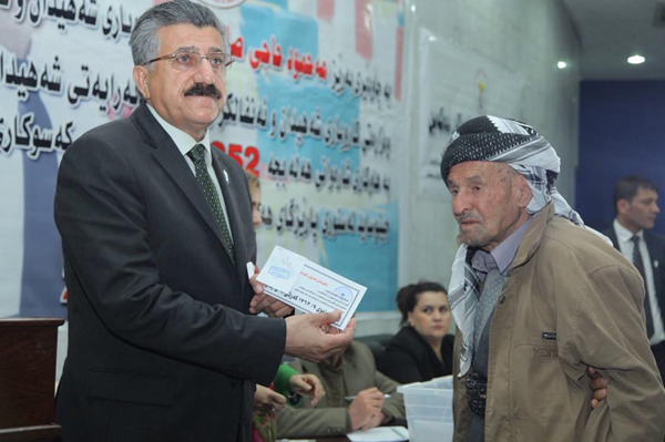 توزيع 252 قطعة ارض على ضحايا القصف الكيمياوي في حلبجة