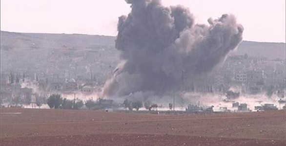 تماس كهربائي يفجِّر مستودعاً لداعش في الموصل 