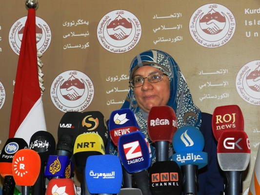وزيرة الدولة لشوؤن المراة العراقية بيان نوري