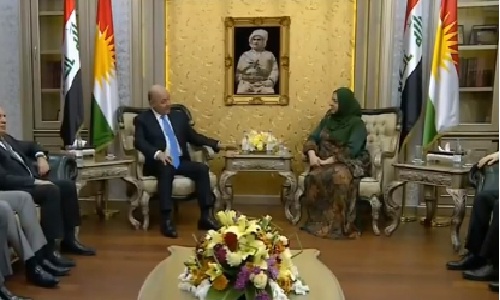 رئيس الجمهورية يجتمع مع برلمان كوردستان