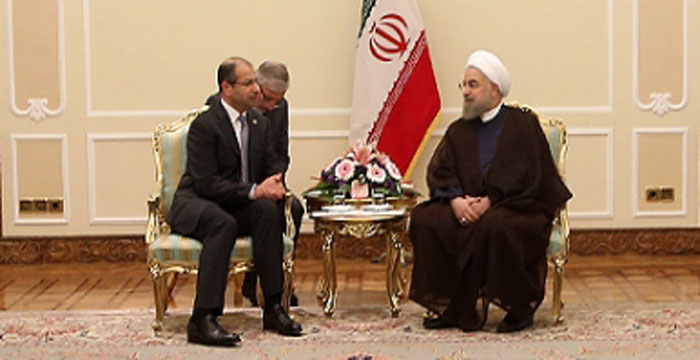 روحاني: الوحدة بین المكونات العراقية ستنهي الإرهاب