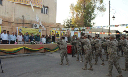 افتتاح اول كلية عسكرية بغربي كوردستان