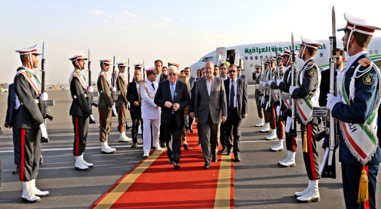 الرئيس معصوم يصل طهران في زيارة رسمية 