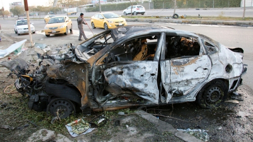 التفجير الذي وقع قبل ايام في بغداد