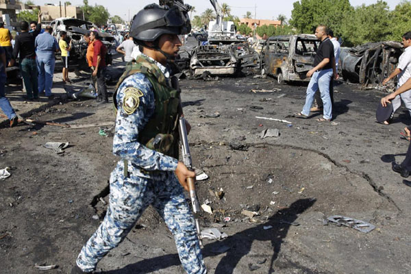 بغداد.. استشهاد وإصابة العشرات بتفجير انتحاري 