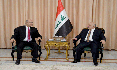 الرئيس برهم صالح يؤكد اهمية دعم الكتل للحكومة