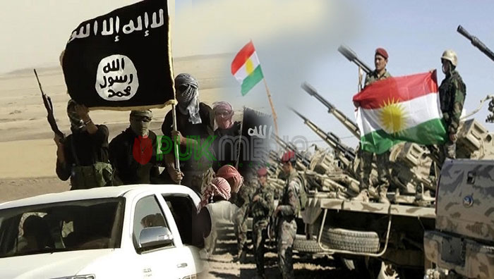 داعش يقصف البيشمركة في داقوق