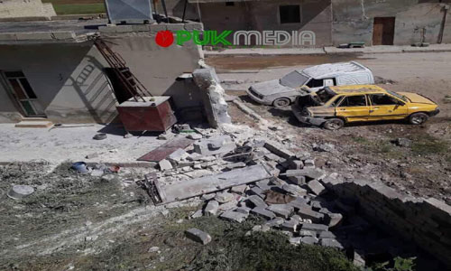 قصف تركي على غرب كوردستان