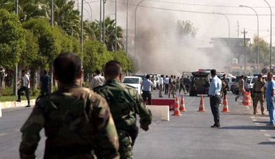 سقوط قذائف هاون على منطقة الكاظمية ببغداد