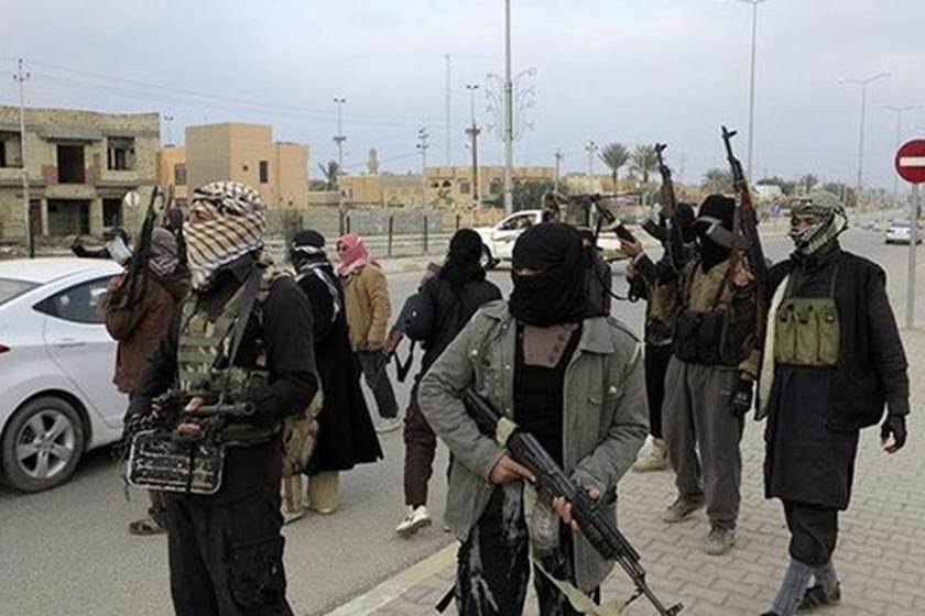 عناصر من تنظيم داعش الاهابي