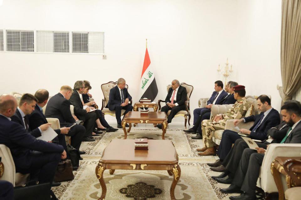 عبدالمهدي يؤكد اعتزازه بتطور العلاقات بين بغداد وموسكو