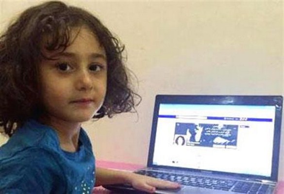 السليمانية.. طفلة نما اصغر ناشطة سياسية على الفيسبوك