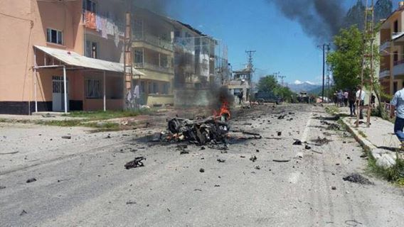 إنفجار سيارة في تونجلي بشمالي كوردستان 
