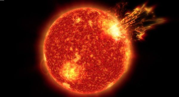 انفجار شمسي يخلف عاصمة مغناطيسية تضرب الأرض
