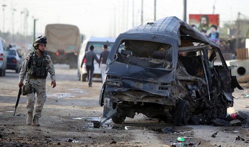 إستشهاد وإصابة 34 شخصاً في بغداد