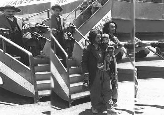الصورة: ترحيل اليهود الكورد الى اسرائيل 1948