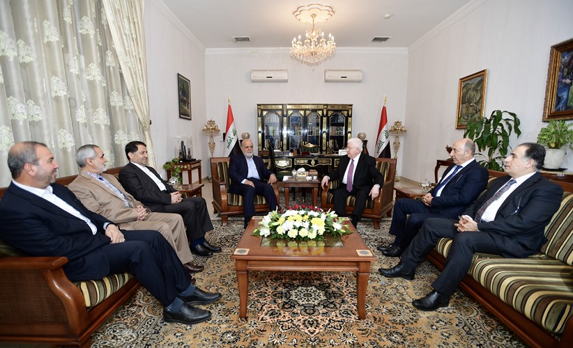 الرئيس معصوم يؤكد أهمية تمتين الصداقة والتعاون بين العراق وايران