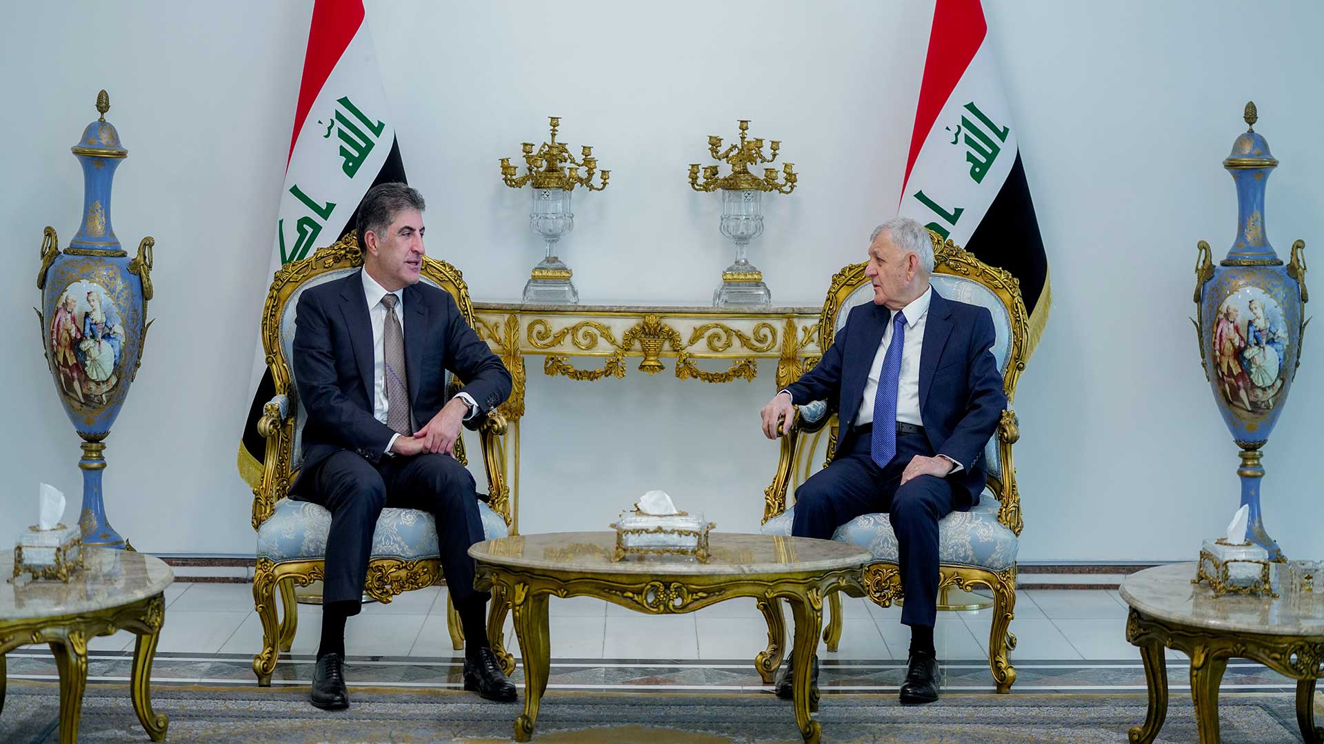  Iraqi and Kurdistan's Presidents.