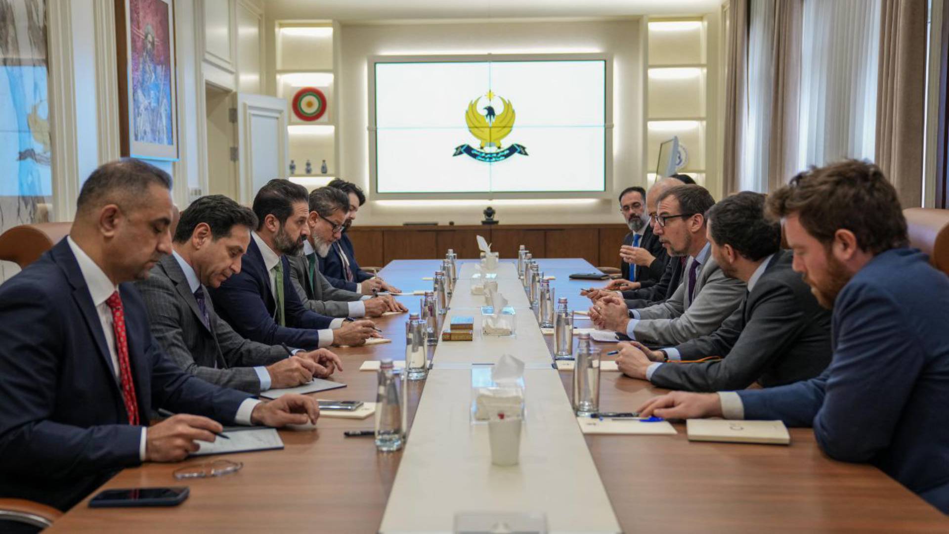 Qubad Talabani's meeting with FDA delegation