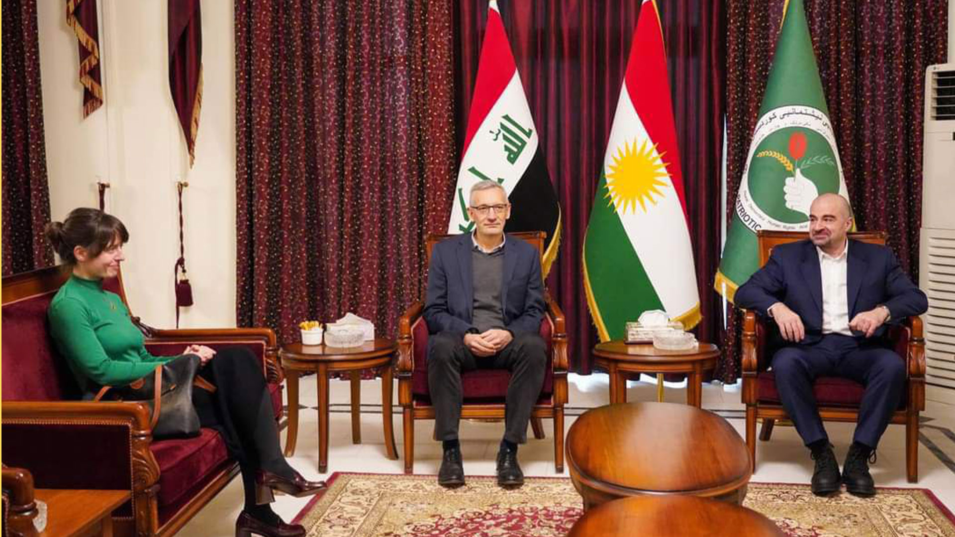 President Bafel meets with German Ambassador in Baghdad
