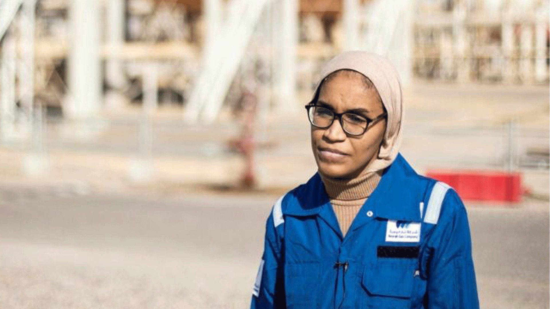  Chemical engineer Dalal Abedlamir, 24, says that when she started work, her first feeling was fear, but now her job has taught her never to doubt her abilities Hussein Faleh AFP