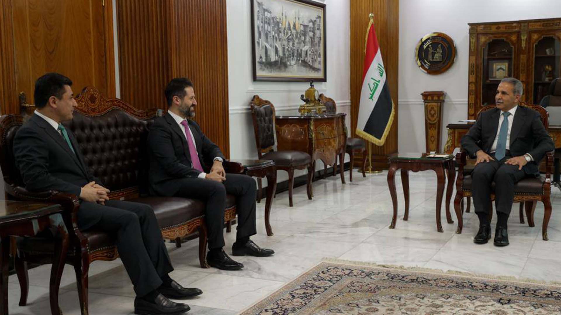  Qubad Talabani's meeting with Faiq Zidan and Khalid Shwani in Baghdad.