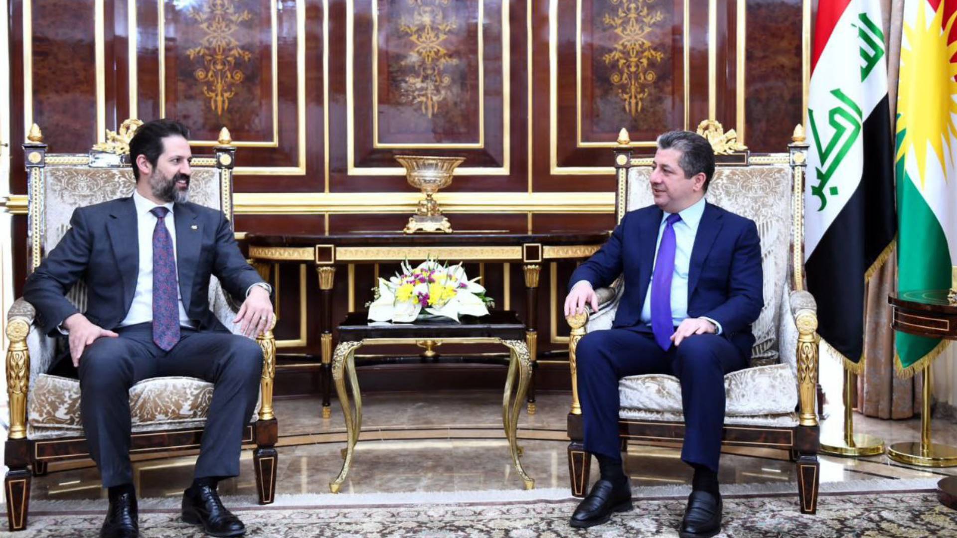  PM Masrour Barzani and Deputy PM Qubad Talabani.