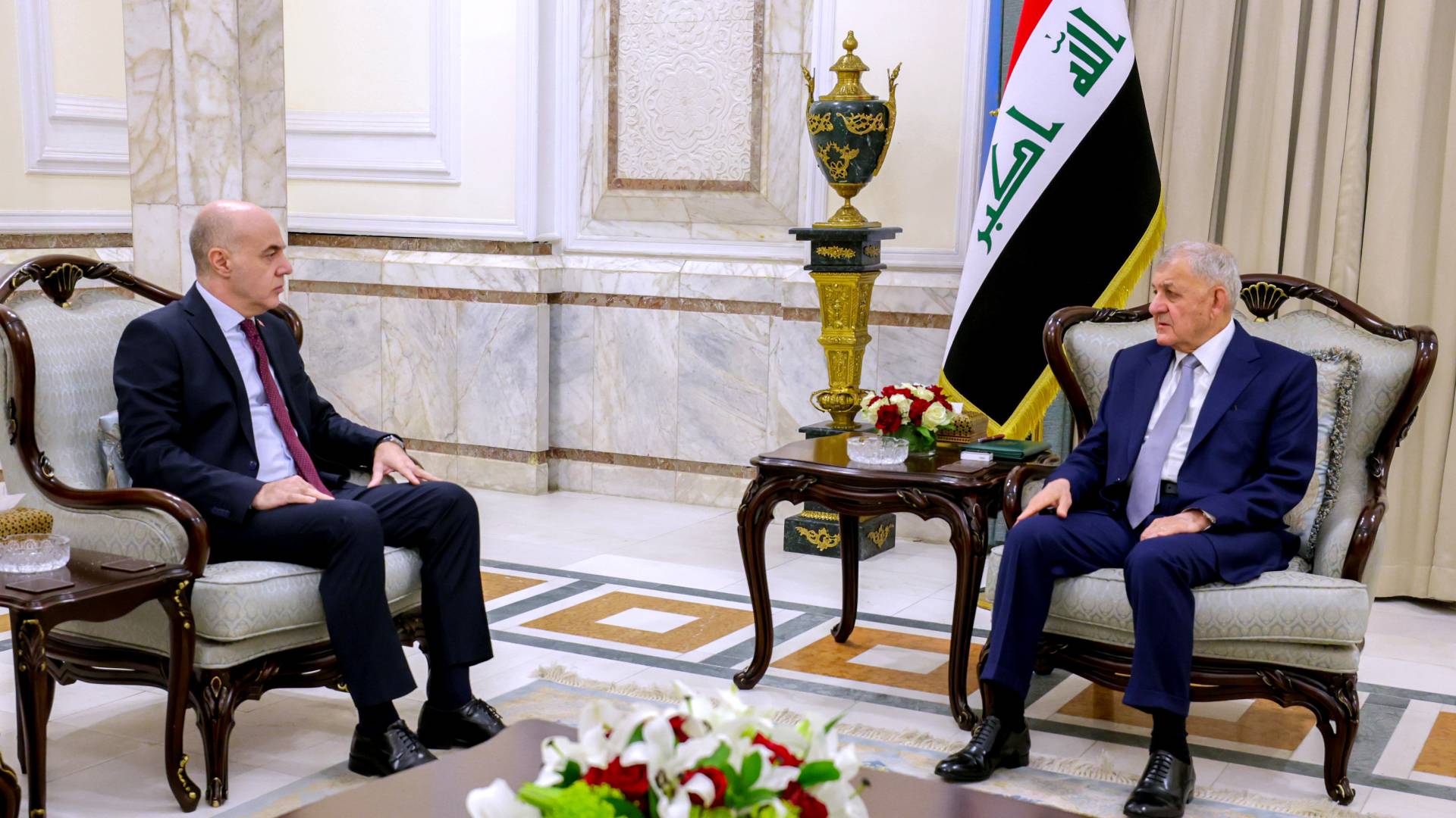  Iraqi President's meeting with Turkish Ambassador.