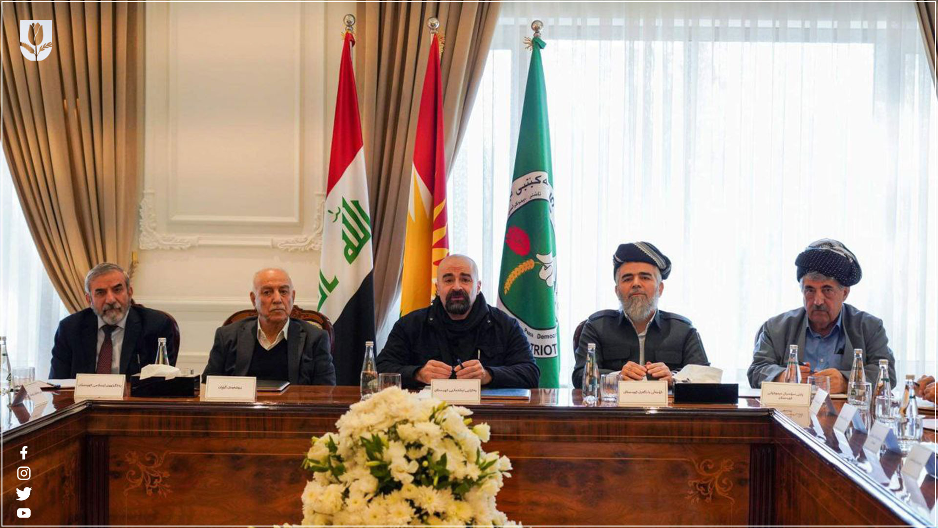  The leaders of five of the political parties in the Kurdistan Region