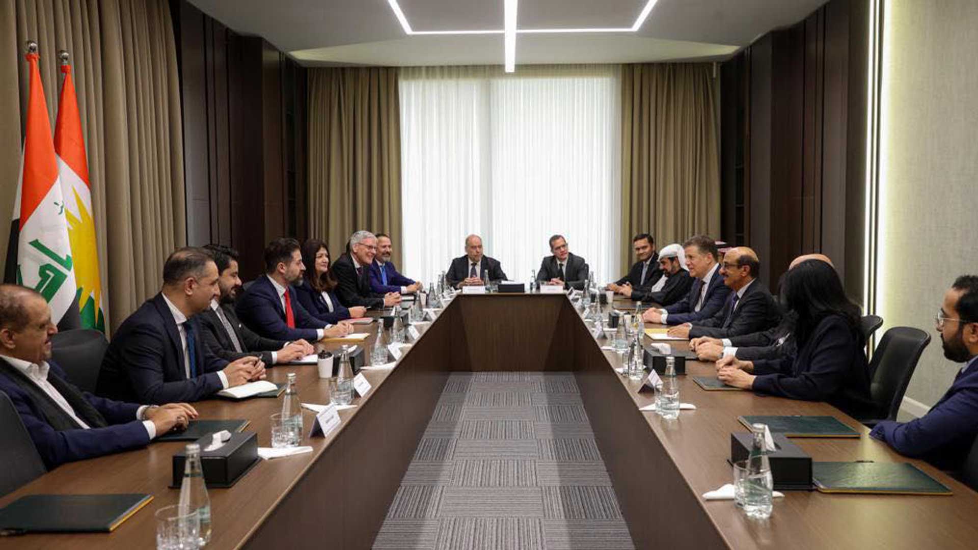  Qubad Talabani meets with a delegation from Dana Gas Company 